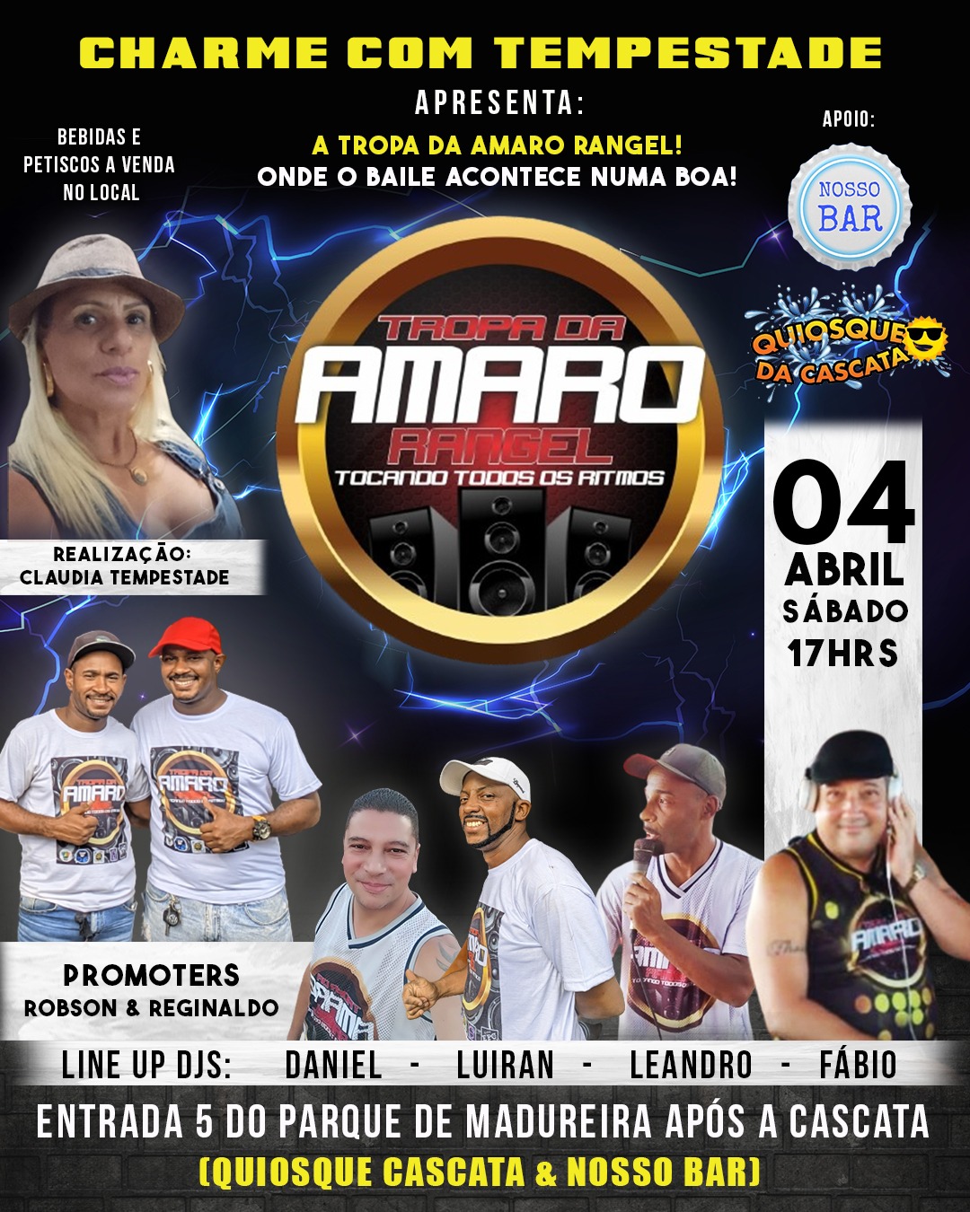 CHARME COM TEMPESTADE APRESENTA : A TROPA DO AMARO RANGEL TOCANDO TODOS OS RITMOS, ONDE O BAILE ACONTECE NUMA BOA !