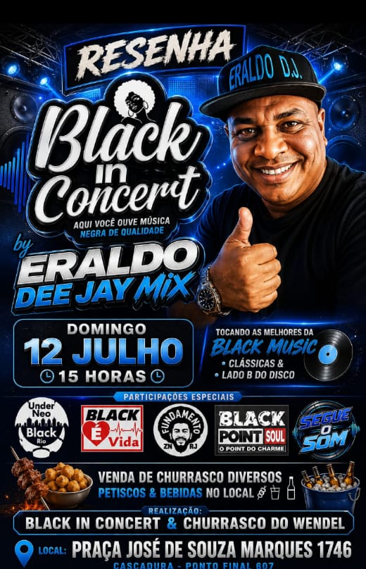 RESENHA BLACK IN CONCERT "ERALDO DEE JAY MIX"