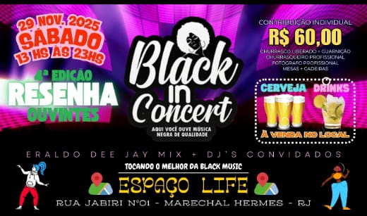 4º Resenha dos Ouvintes da Live do Black MUSIC